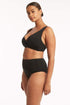 Sea Level Essentials High Waist Gathered Side Pant